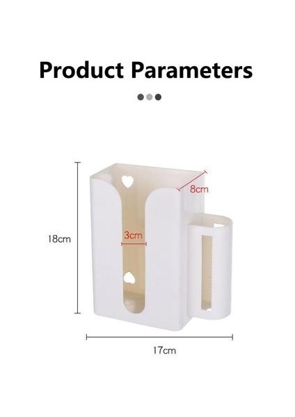 Duvara Monte Kendinden Yapışkanlı Doku Kutusu Peçete Tutucu Plastik Çöp Çantası Dispenser Depolama Raf Banyo Organizatör | Doku Kutuları (Yurt Dışından) fiyatları