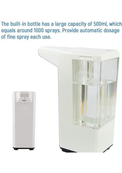 Otomatik Alkol Dağıtıcı Dokunuşsuz Sprey Makinesi Sensörü Basın Sabun Dağıtıcı 500ML Sabunluk Ev Için Uygun | Sıvı Sabunluk (Yurt Dışından) fiyatları
