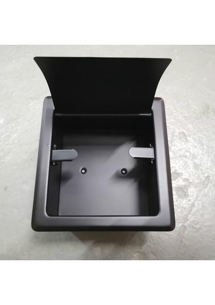 Siyah Gömme Tuvalet / Doku Kağıt Tutucu Tüm Metal Konstrüksiyon 304 Paslanmaz Çelik Çift Duvar Banyo Rulo Kağıt Kutusu (Siyah) (Yurt Dışından) fırsatları