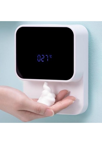 Yeni Otomatik Indüksiyon Köpük El Yıkama LED Ekran Çamaşır Makinesi Kızılötesi Sensörü Sabunluk Banyo Duvar | Sıvı Sabunluk (Yurt Dışından) fırsatları