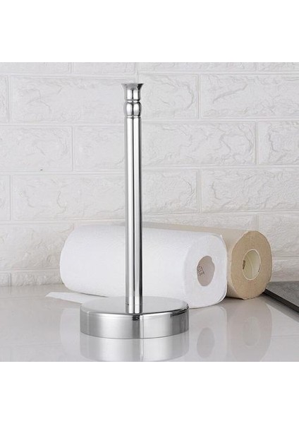 Paslanmaz Çelik Mutfak Rulo Kağıt Havlu Tutucu Banyo Doku Standı Gül Altın Napkins Raf Ev Mutfak Depolama Aksesuarları Wf (Gümüş) (Yurt Dışından) fiyatları