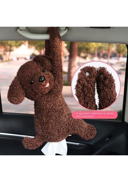 Sevimli Karikatür Araba Doku Kutusu Yaratıcı Güzel Kısa Peluş Doku Kutusu Tutucu Araba Kolçak Kutusu Için Araba Koltuğu Doku Kutusu | Doku Kutuları (Yurt Dışından) fırsatları