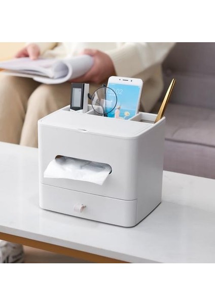 Doku Kutusu Ev Oturma Odası Sehpa Yaratıcı Sevimli Nordic Çok Fonksiyonlu Uzaktan Kumanda Depolama Çekmece ve Ayna | Doku Kutuları (Yurt Dışından) modelleri