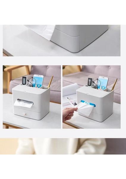 Doku Kutusu Ev Oturma Odası Sehpa Yaratıcı Sevimli Nordic Çok Fonksiyonlu Uzaktan Kumanda Depolama Çekmece ve Ayna | Doku Kutuları (Yurt Dışından) indirimleri