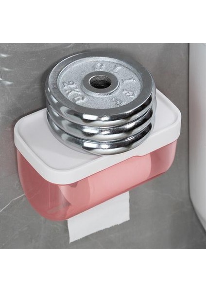 Su Geçirmez Tuvalet Kağıdı Tutucu Tuvalet Kağıdı Havlu Tutucu Banyo Dağıtıcı Saklama Kutusu Tuvalet Rulo Tutucu Duvara Monte (Pembe) (Yurt Dışından) indirimleri
