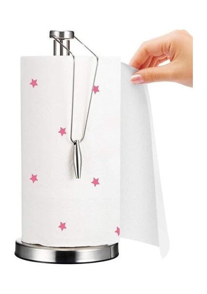 Kağıt Havlu Tutucu Paslanmaz Çelik Kağıt Havlu Kazak Mat ile Towel Tutucu Standart ve Jumbo Mutlu Konuşması Tablosu (Gümüş) (Yurt Dışından)