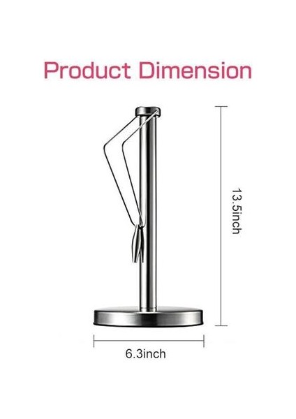Kağıt Havlu Tutucu Paslanmaz Çelik Kağıt Havlu Kazak Mat ile Towel Tutucu Standart ve Jumbo Mutlu Konuşması Tablosu (Gümüş) (Yurt Dışından) fiyatları