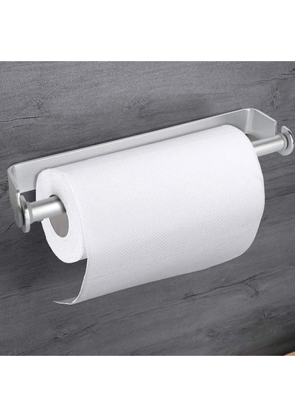 Kendinden Yapışkanlı ve duvara Montaj Kağıdı Havlu Tutucu ve dağıtıcı, Mutfak Dokusu Havlu Tutucu Standı Kabine Silver | Kağıt Tutucu (Gümüş) (Yurt Dışından) fırsatları