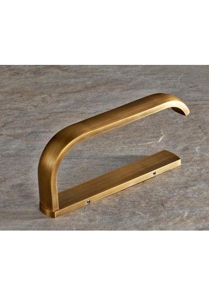 Katı Pirinç Duvara Monte Rulo Tutucu Antika Lüks Fırçalanmış Kağıt Havlu Tutucu Kare Tuvalet Kağıdı Tutucu (Altın) (Yurt Dışından) fiyatları