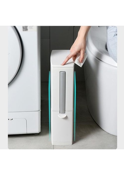Çok Fonksiyonlu Çatlak Çöp Kutusu Tuvalet Fırçası Seti Dar Çöp Kutusu Dustbin Çöp Kova Gizli Tuvalet Fırçası Tutucu | Tuvalet Fırçası Tutucular (Yurt Dışından) fiyatları