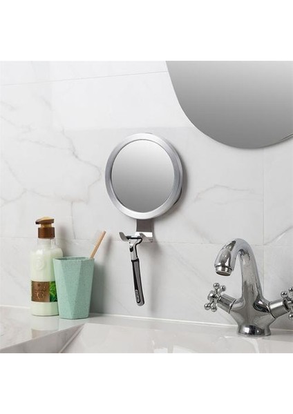 Anti Sis Duş Aynası Paslanmaz Çelik Banyo Tıraş Ayna Duvar Vanity Makyaj Aynası Vantuz Kancası ile Banyo Malzemeleri (Yurt Dışından) modelleri