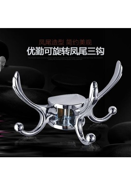 Modern Gümüş Robe Hooks Row Kanca Cilalı Krom Dönen Giysi Kancaları Banyo Aksesuarları Ürünleri J20 | Robe Kanca | Giysi Kancası Banyo Aksesuarları (Yurt Dışından) fiyatları