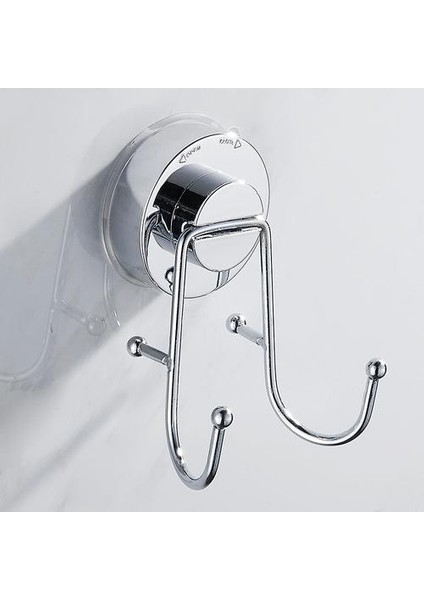 Paslanmaz Çelik Çıkarılabilir Vakum Vantuz Döner Çift Duvar Kanca Askısı Havlu Robe Banyo Mutfak Tutucu | Robe Hooks (Yurt Dışından) modelleri