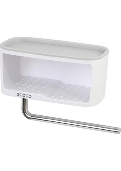 Çok Işlevli Tuvalet Kağıdı Tutucu Yaratıcı Çift Katmanlı Tuvalet Rulo Tutucu Mutfak Banyo Raf Kağıdı Tutucu (Gri) (Yurt Dışından)