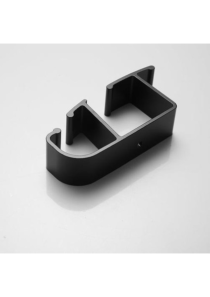 Uzay Alüminyum Siyah Renk Elbise Askısı ve havlu ve robe Kanca Dekoratif Banyo Kanca Duvara Monte Ceket Kanca Aksesuarları | Robe Hooks (Yurt Dışından) modelleri