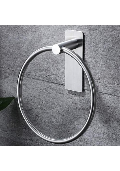 Yeni Havlu Yüzük / El Havlu Tutucu Kendinden Yapışkanlı Yuvarlak Havlu Askısı Siyah El Havlu Barı Banyo Için, Paslanmaz Çelik | Havlu Yüzükler (Gümüş) (Yurt Dışından) fiyatları