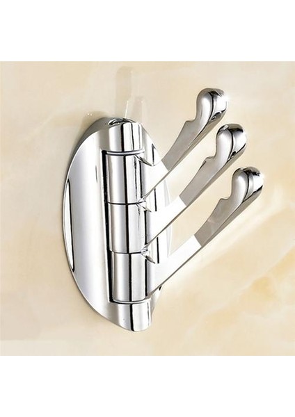 180 Derece Rotasyon Banyo Mutfak Ayarlanabilir 3 Kanca Banyo Havlusu Ceket Şapka Askı Kumaş Askıları Çanta Anahtar Asılı Kanca | Robe Hooks (Yurt Dışından) modelleri