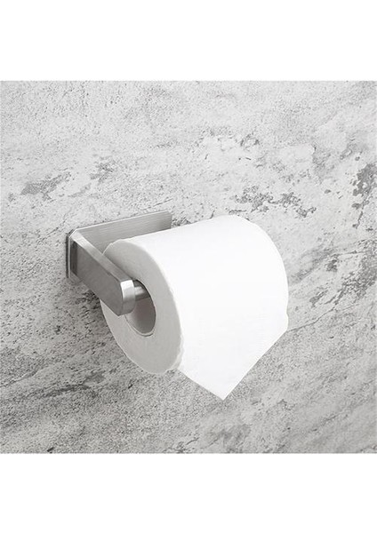 Mutfak Rulo Kağıt Kendinden Yapışkanlı Duvara Dağı Tuvalet Kağıdı Tutucu Paslanmaz Çelik Banyo Doku Havlu Aksesuarları Raf Tutucular (Gümüş) (Yurt Dışından) modelleri