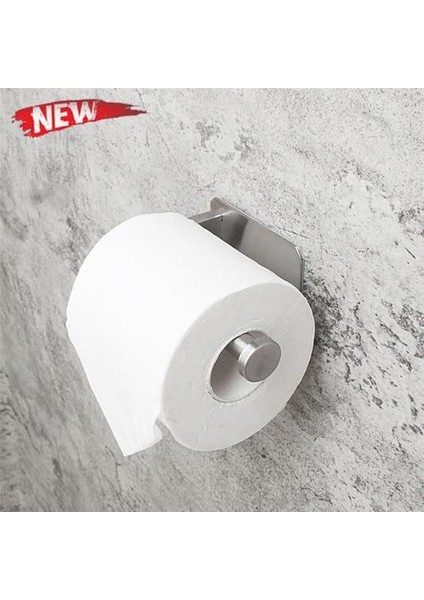 Mutfak Rulo Kağıt Kendinden Yapışkanlı Duvara Dağı Tuvalet Kağıdı Tutucu Paslanmaz Çelik Banyo Doku Havlu Aksesuarları Raf Tutucular (Gümüş) (Yurt Dışından) fırsatları