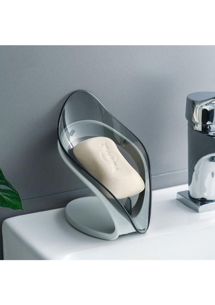 Yaratıcı Yaprak Şekli Sabun Kutusu Banyo Salonu Sabunluk Depolama Konteyner Lavabo Kurutma Raf Banyo Malzemeleri | Sabunluklar (Yurt Dışından)