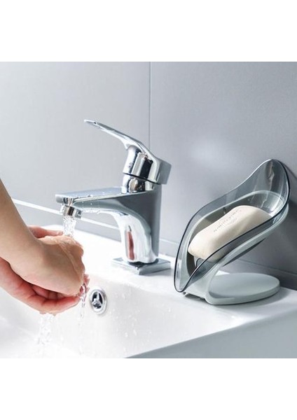 Yaratıcı Yaprak Şekli Sabun Kutusu Banyo Salonu Sabunluk Depolama Konteyner Lavabo Kurutma Raf Banyo Malzemeleri | Sabunluklar (Yurt Dışından) fiyatları