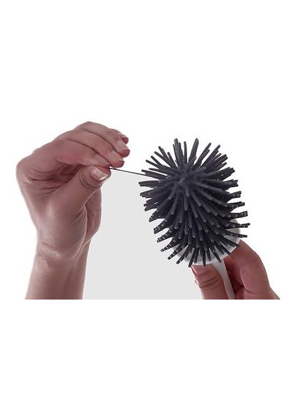 Silikon Tuvalet Fırçası Yumuşak Kıl Duvara Monte Banyo Tuvalet Fırçası Tutucu Seti Temiz Aracı Dayanıklı Termo Plastik Kauçuk | Tuvalet Fırçası Tutucular (Yurt Dışından)