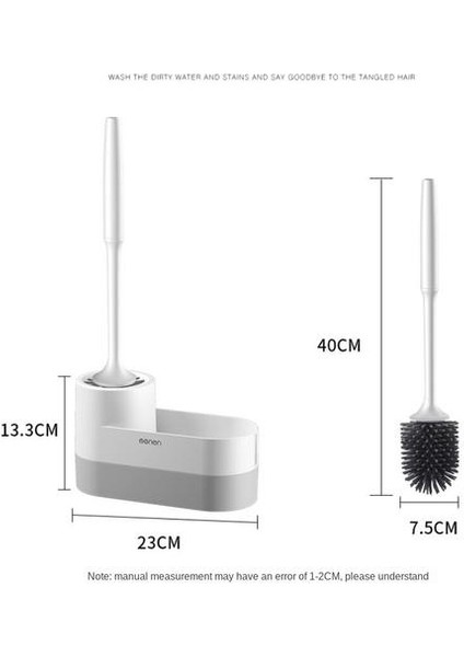 Haitun Banyo Duvar Asılı Temizleme Fırçası Ev Zemin Temizleme Banyo Aksesuarları Depolama Silikon Tuvalet Fırçası Tutucu | Tuvalet Fırçası Tutucular (Yurt Dışından)