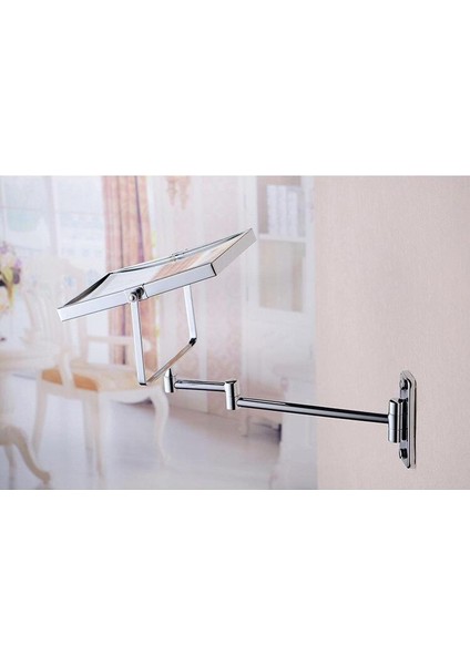 Duvara Monte Banyo Katlanır Ayna Uzay Alüminyum Alaşım Geri Çekilebilir Çift Taraflı Ayna 3x Büyüteç Ayna Tıraş Ayna (Yurt Dışından) modelleri