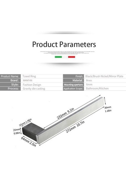 Havlu Yüzükler Siyah Sus 304 Paslanmaz Çelik Havlu Barlar Tutucu Wc Havlu Askıları Depolama Duvara Monte Banyo Donanım Seti | Havlu Yüzük (Yurt Dışından)