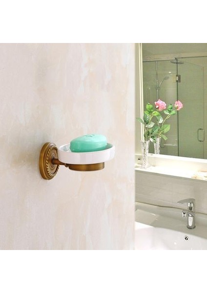 Sabunluk Antika Bakır Duvara Monte Vintage Seramik Sabun Tepsi Sepet Tutucu Raf Home Hotel Banyo | Sabunluklar (Yurt Dışından) modelleri