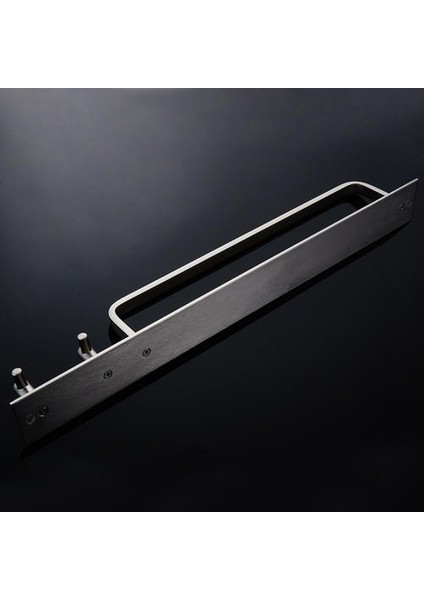 40 cm Havlu Çubuğu Siyah Alüminyum Fırçalanmış Havlu Asılı Asılı Tutucu Duvara Monte Tuvalet Aksesuarları Banyo Havlu Tutucu Raylı Tek | Havlu Barları (Yurt Dışından) fiyatları