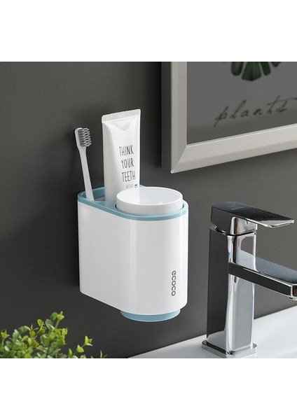 1 Takım Manyetik Banyo Aksesuarları Seti Diş Fırçası Kupası Tutucu Güçlü Vantuz Yıkama Kupası ile Ev Asılı Depolama Raf | Kupa ve bardak Tutucular (Yurt Dışından) fiyatları