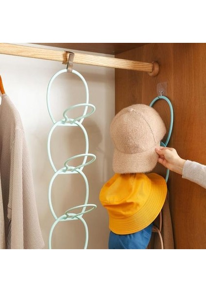 6 Adet Ayarlanabilir Organizatör Geri Kapı Asılı Beyzbol Kap Şapka Havlu Kemer Depolama Tutucu Askı | Havlu Yüzükler (Bule) (Yurt Dışından) fiyatları