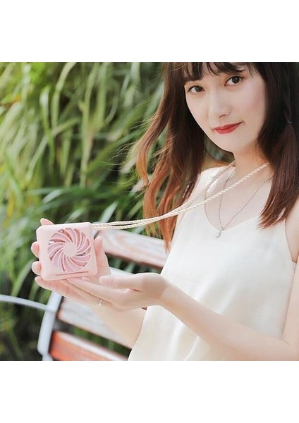 Taşınabilir Mini Fan 2 1 Mini El Fan Fold Vanity Makyaj Aynası Pocket Fan (Yurt Dışından) fiyatları