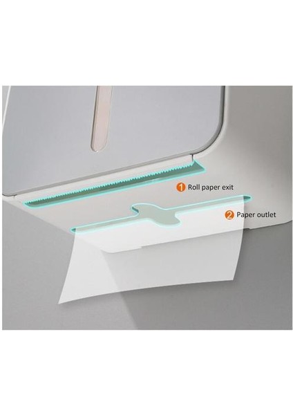 Doku Kutusu Duvara Monte Kağıt Rulo Tutucu Mutfak Kağıt Dağıtıcı Otel Tuvalet Kağıdı Dispenser Banyo | Doku Kutuları (Yurt Dışından) fırsatları