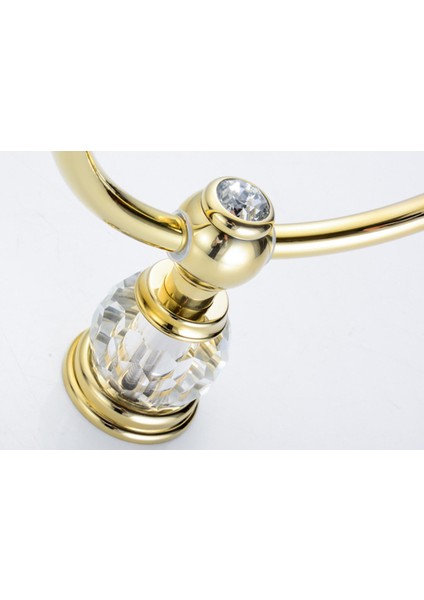 Lüks Altın Kristal Pirinç Banyo Aksesuarları Banyo Donanım Seti Altın Sabunluk Havlu Tutucu Saç Kurutma Makinesi Raf Kağıt Net 2 | Banyo Donanım Setleri (Yurt Dışından) modelleri