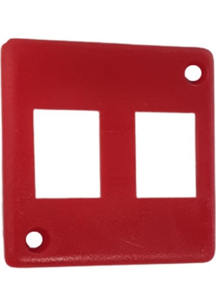 45x45 Döşeme Altı Telefon 2'li Pvc Soketi 6 Adet Tem