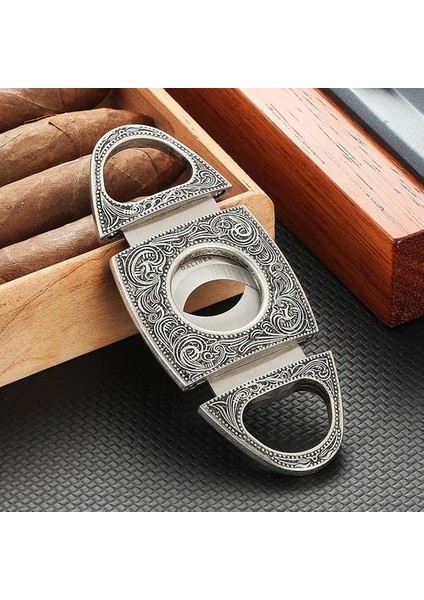 Lüks Giyotin Puro Kesici Tütün Kesme Metal Puro Bıçağı (Yurt Dışından)