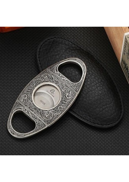 Lüks Giyotin Puro Kesici Tütün Kesme Metal Puro Bıçağı (Yurt Dışından)