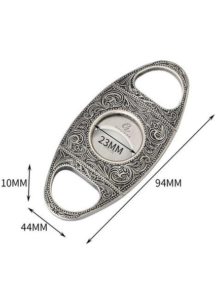 Lüks Giyotin Puro Kesici Tütün Kesme Metal Puro Bıçağı (Yurt Dışından)