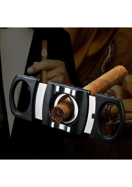 Çift Kenarlı Puro Kesici Paslanmaz Çelik (Yurt Dışından) fırsatları