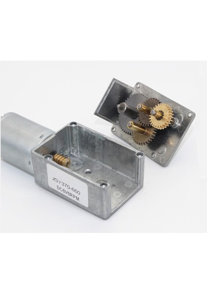 Roba 12V 5 Rpm JGY370 Redüktörlü Dc Motor M3 Vida Delikli 5rpm