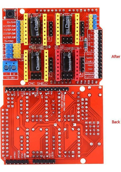 Roba Arduino Cnc Shield A4988 DRV8825 DRV8833 Cnc 3D Yazıcı Step Motor