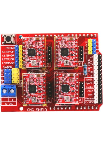 Roba Arduino Cnc Shield A4988 DRV8825 DRV8833 Cnc 3D Yazıcı Step Motor