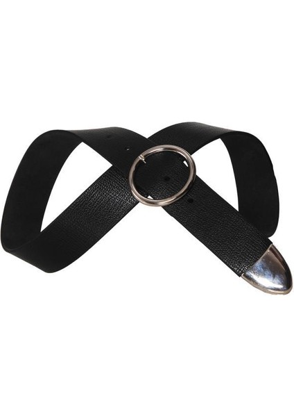 Trend Suni Deri Kadın Spor Kemer Siyah 0156 modelleri