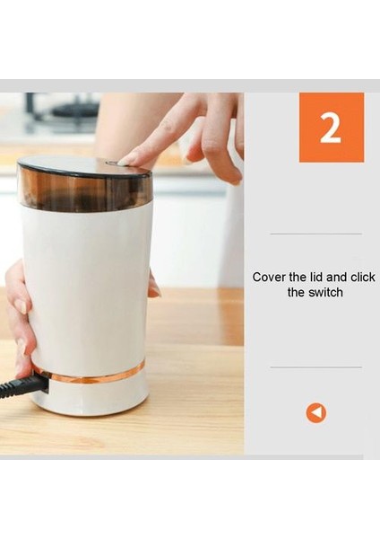 Paslanmaz Çelik Elektrikli Mundrain Öğütücü Bir Anahtar Anahtarı Ev Tozu Makinesi Masaüstü Çeşitli Tahıllar Kahve Öğütücü (Yurt Dışından) indirimleri