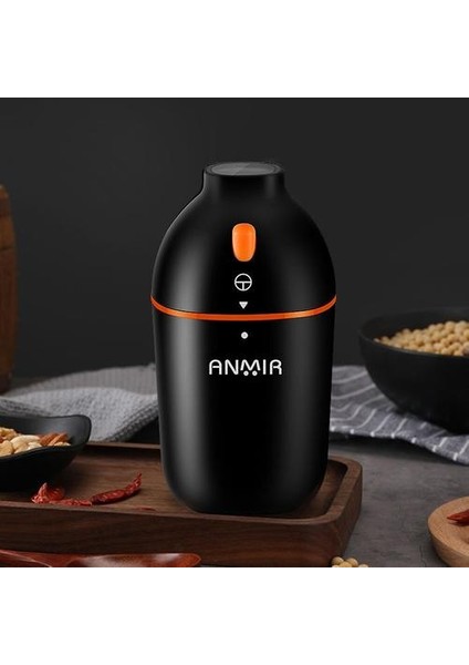 Mini Elektrikli Kahve Öğütücü Makinesi Fasulyeleri Somun Tohum Kahve Çekirdeği Kırıcı Taşlama Makinesi 150 W Siyah / Beyaz I (Siyah) (Yurt Dışından)