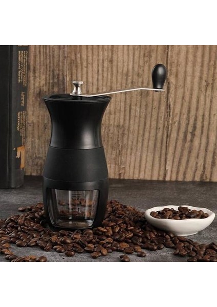 Mini Paslanmaz Çelik Ev Ofis Espresso Damla Kahve Manuel Taşınabilir Kahve Freze Makinesi El Kahve Öğütücü (Yurt Dışından)