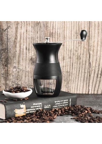 Mini Paslanmaz Çelik Ev Ofis Espresso Damla Kahve Manuel Taşınabilir Kahve Freze Makinesi El Kahve Öğütücü (Yurt Dışından)