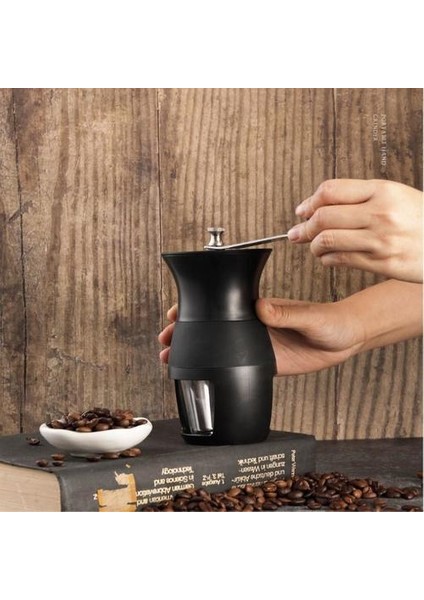 Mini Paslanmaz Çelik Ev Ofis Espresso Damla Kahve Manuel Taşınabilir Kahve Freze Makinesi El Kahve Öğütücü (Yurt Dışından)